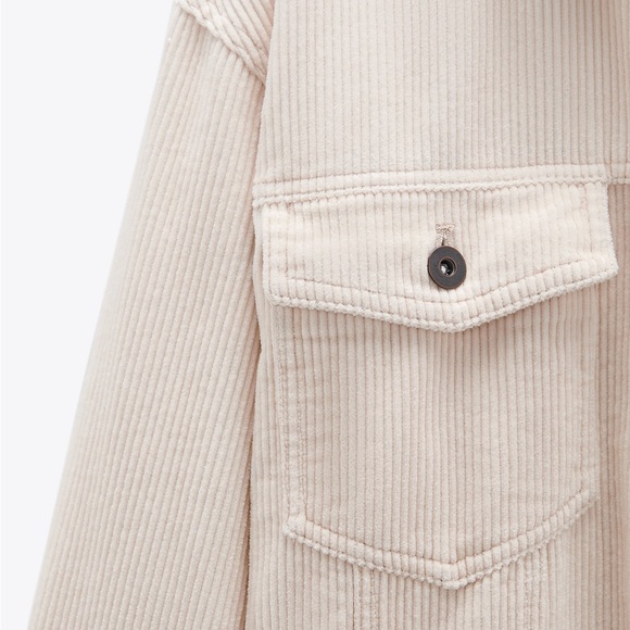 NWT Bloggers Favorite ZARA Corduroy Overshirt - Picture 13 of 16